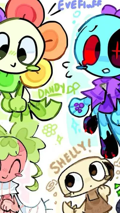 ai character: dandy's world  background
