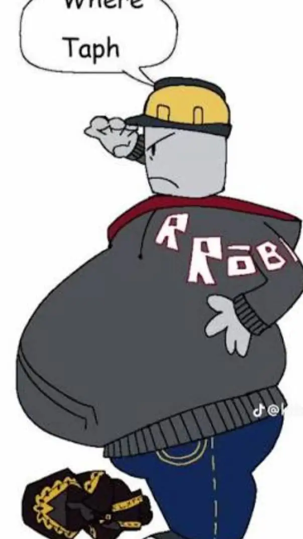 ai character: tahp x builderman  background