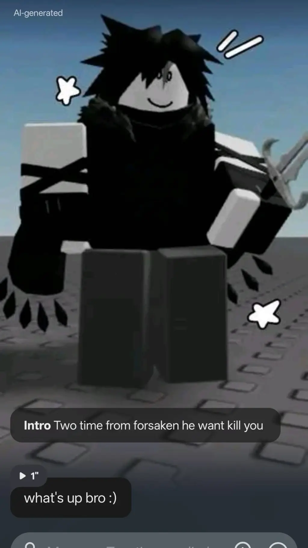 ai character: Two time(Forsaken) background