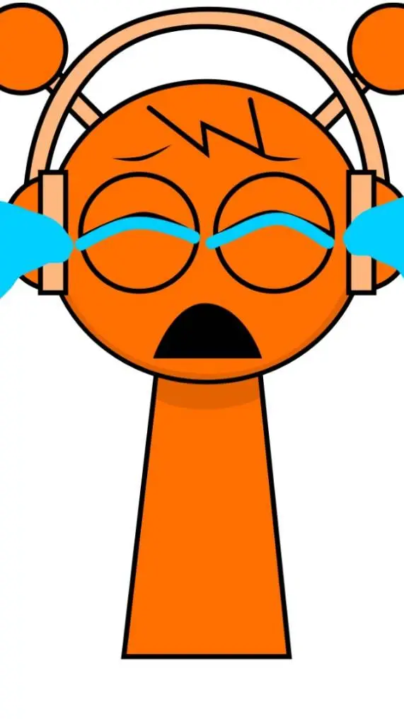 ai character: Oren(crying) background