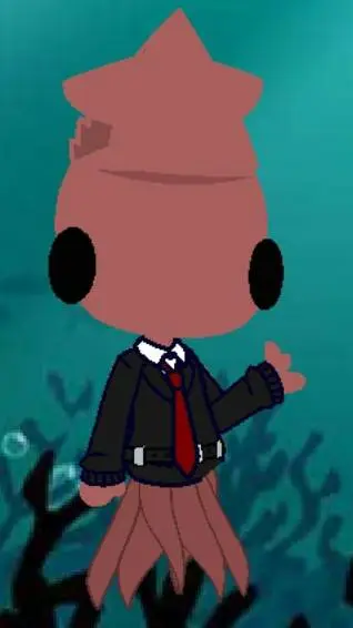 ai character: squidey background