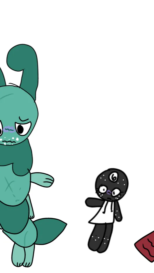 ai character: Naughty squirm  background