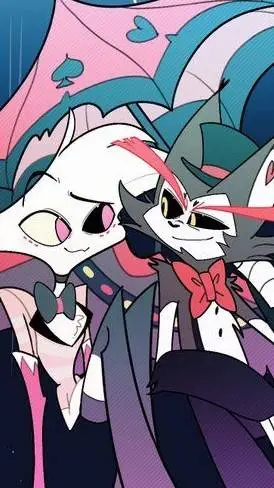 ai character: angel x husk background