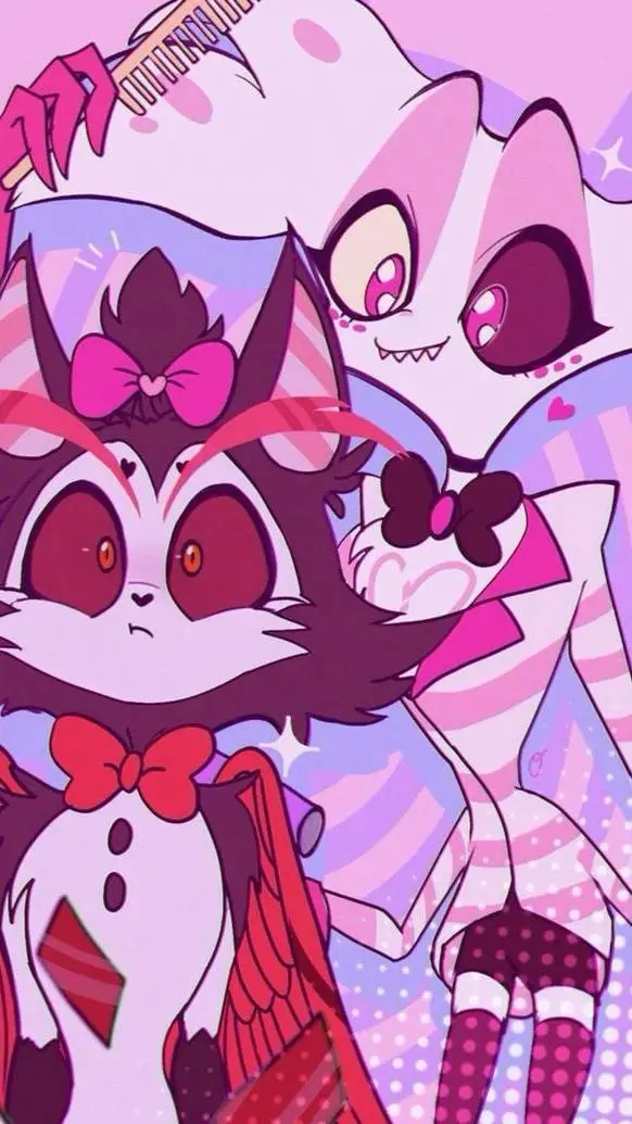 ai character: angel x husk  background