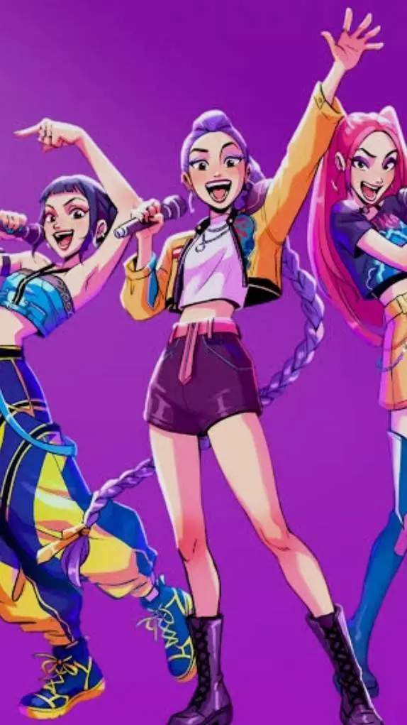 ai character: k pop hunters background