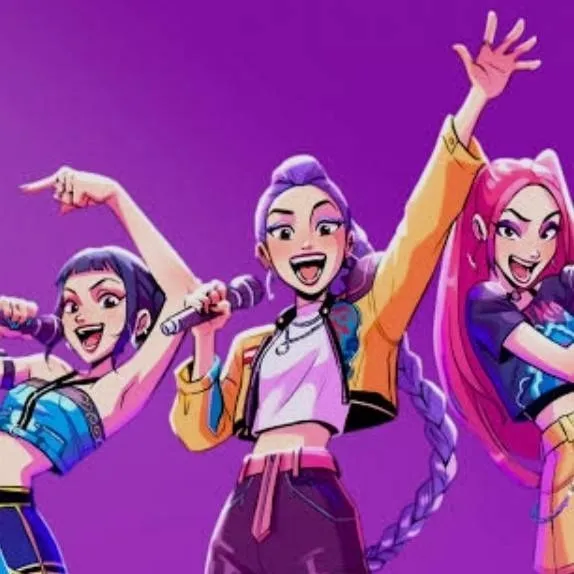 chat with ai character: k pop hunters