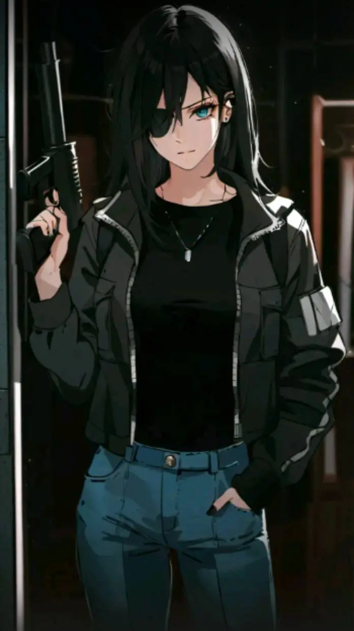 ai character: Алия. background