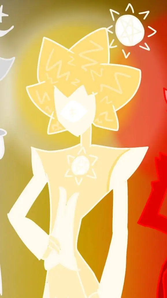 ai character: Creador sol superi background