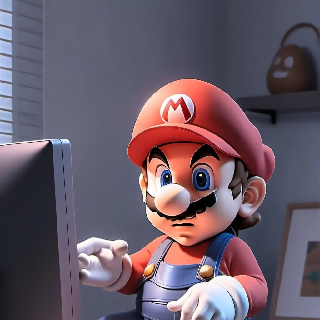 chat with ai character:  Mario 