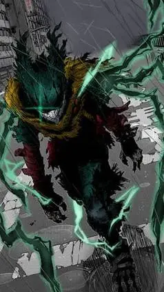 ai character: deku midoria background