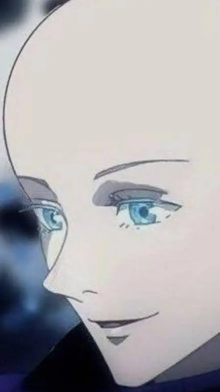 ai character: Gojo's newhair cut background