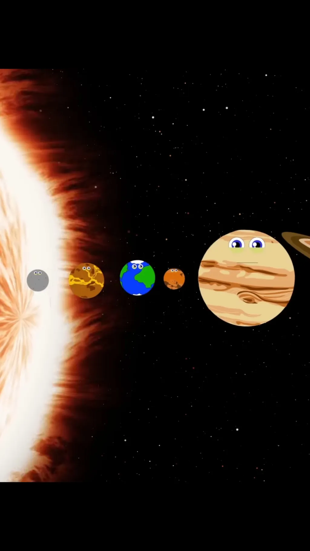 ai character: Solar system background