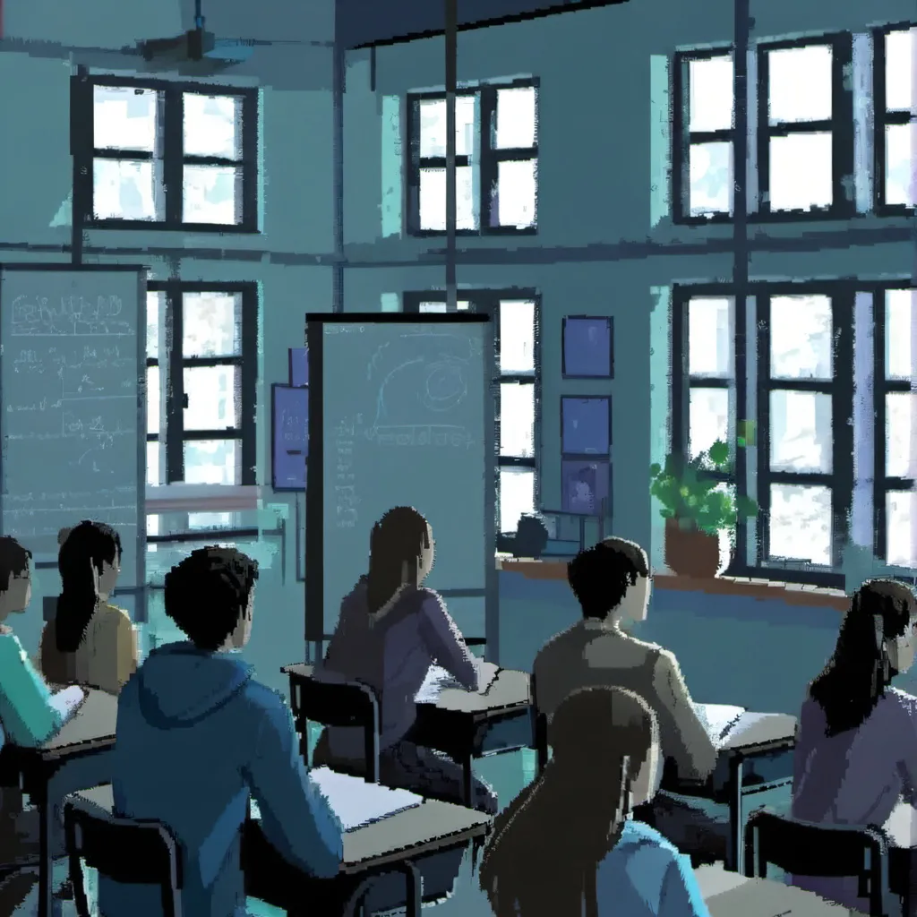 chat with ai character: Classroom