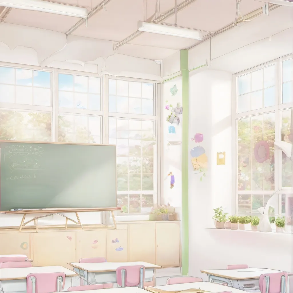 chat with ai character: Kawaii school