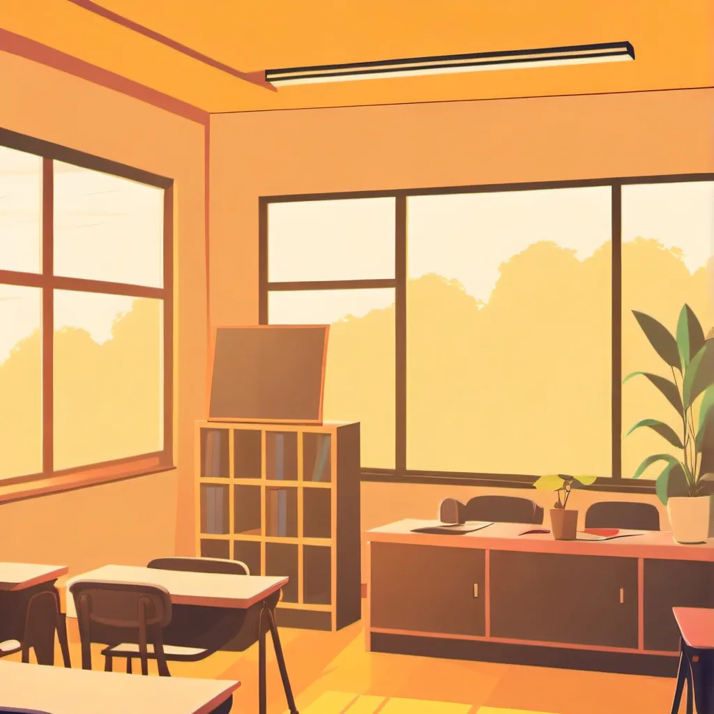 chat with ai character: classroom 