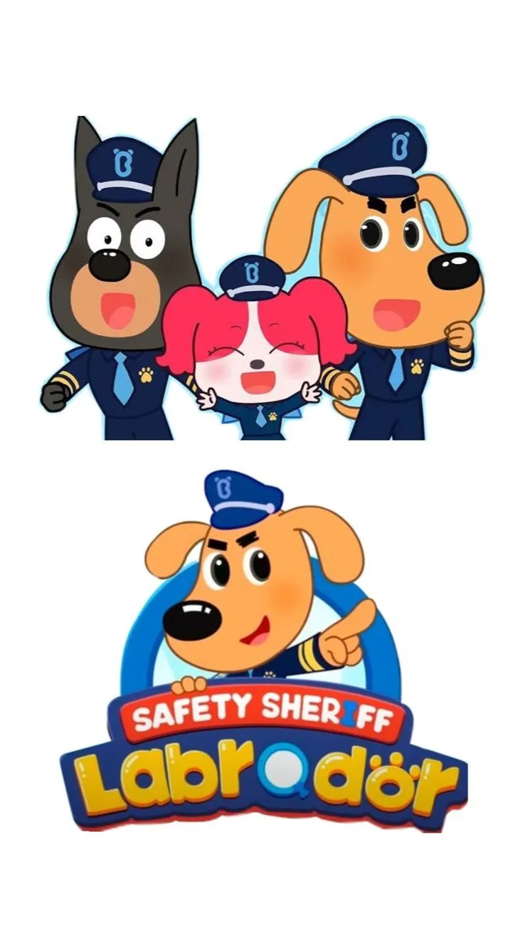 ai character: Sheriff Labrador  background