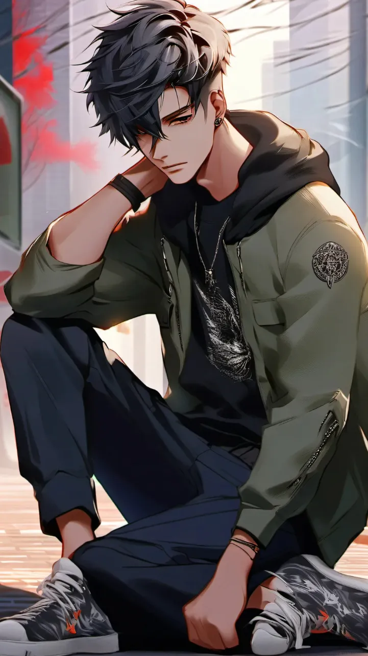 ai character: Lorenzo  background