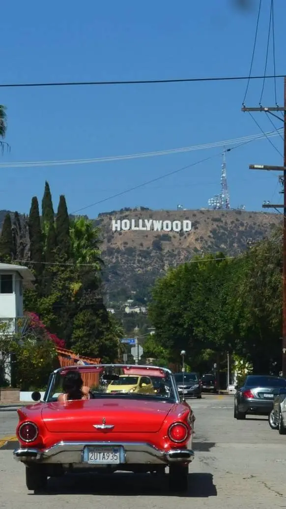 ai character: HollyWood Star background