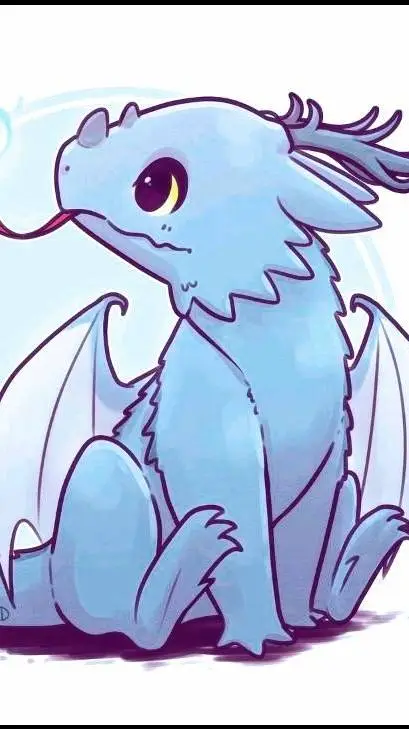 ai character: Blue background