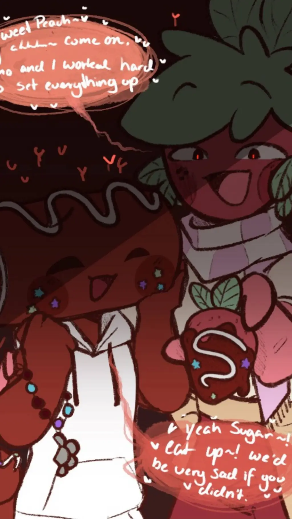 ai character: Yandere fruitcake🩸 background