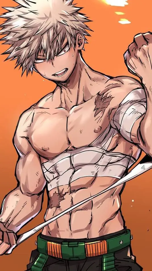 ai character: bakugo🔥 background