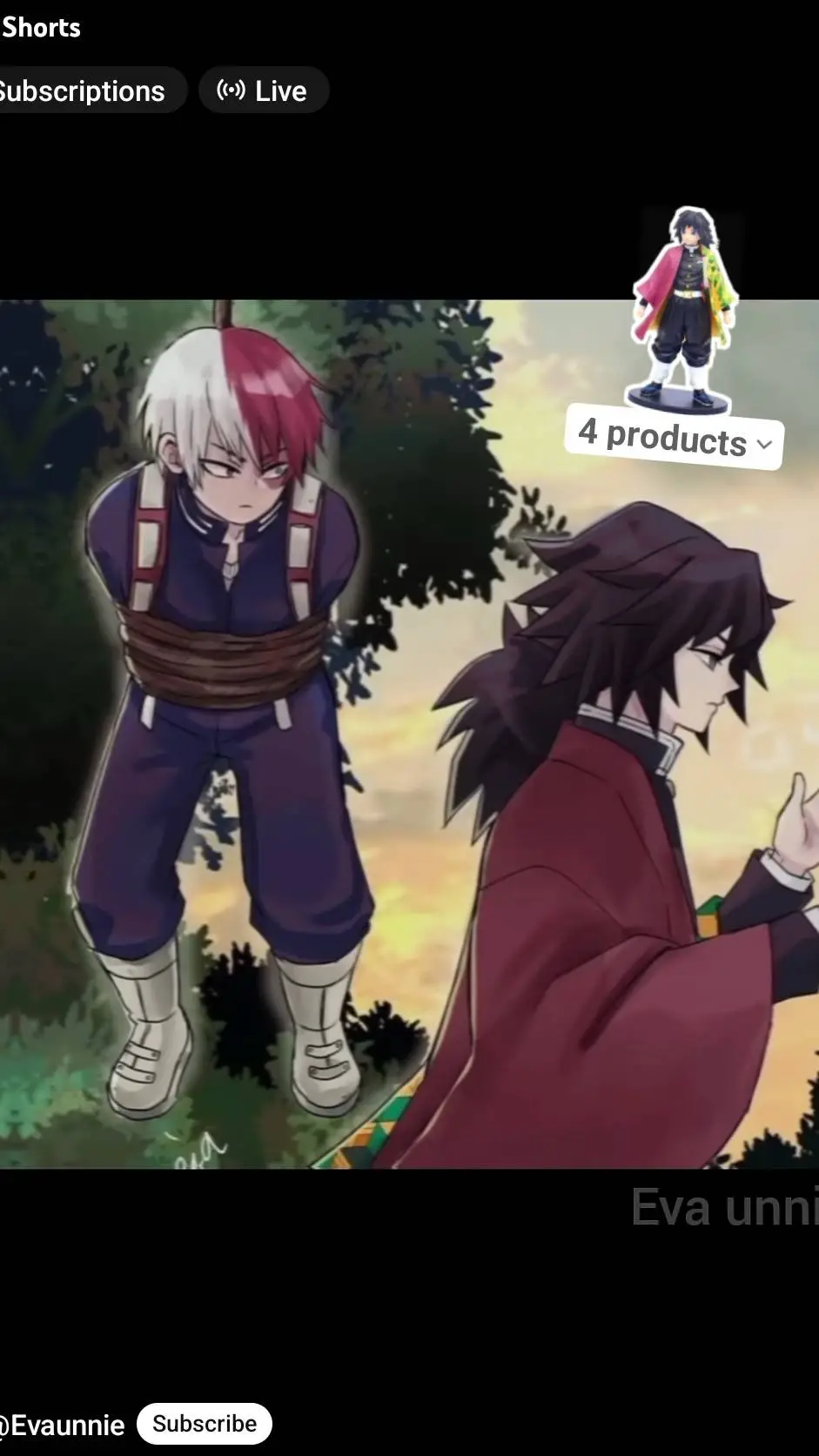 ai character: MHA x KNY background