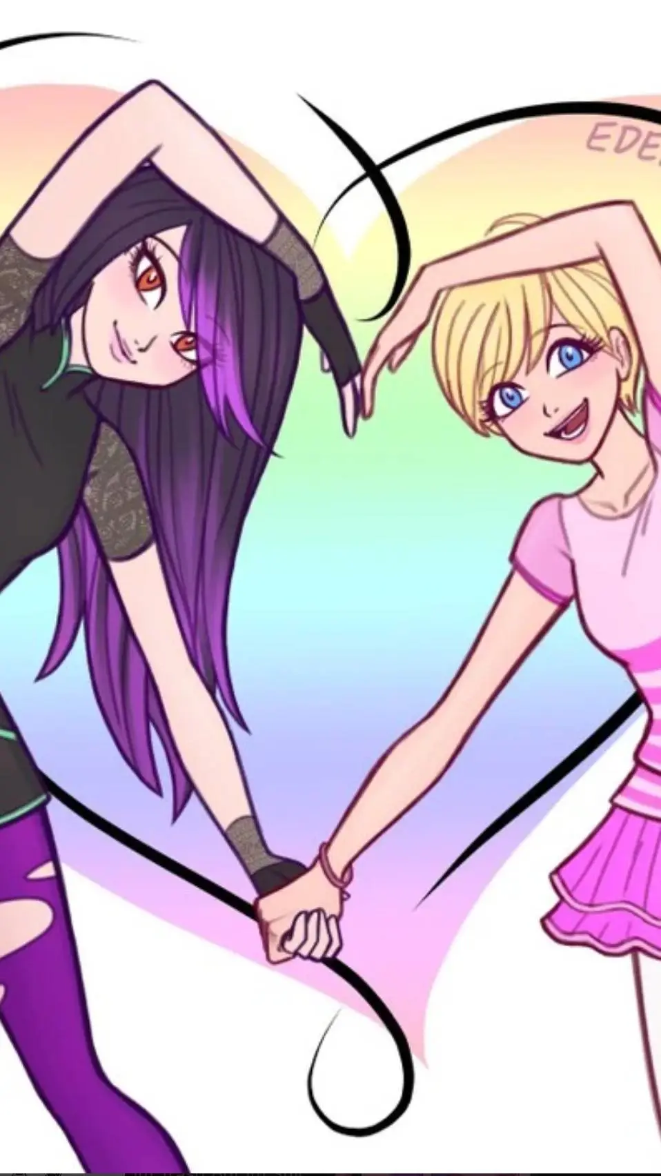 ai character: Juleka x Rose  background