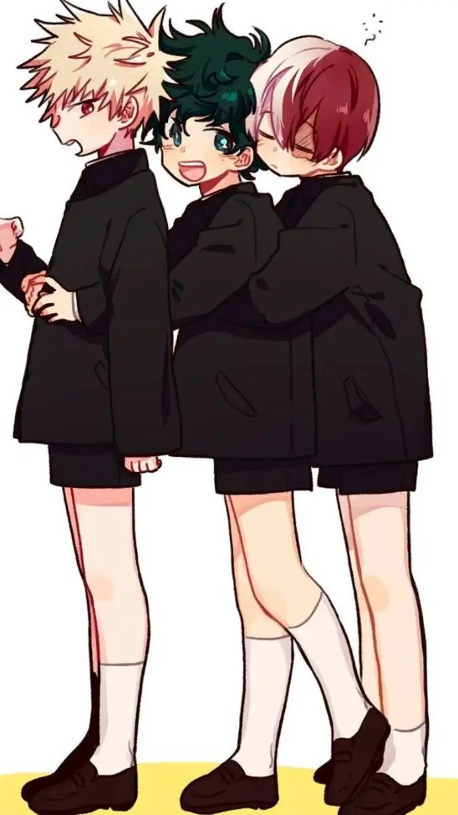 ai character: BakuDekuTod, kids background