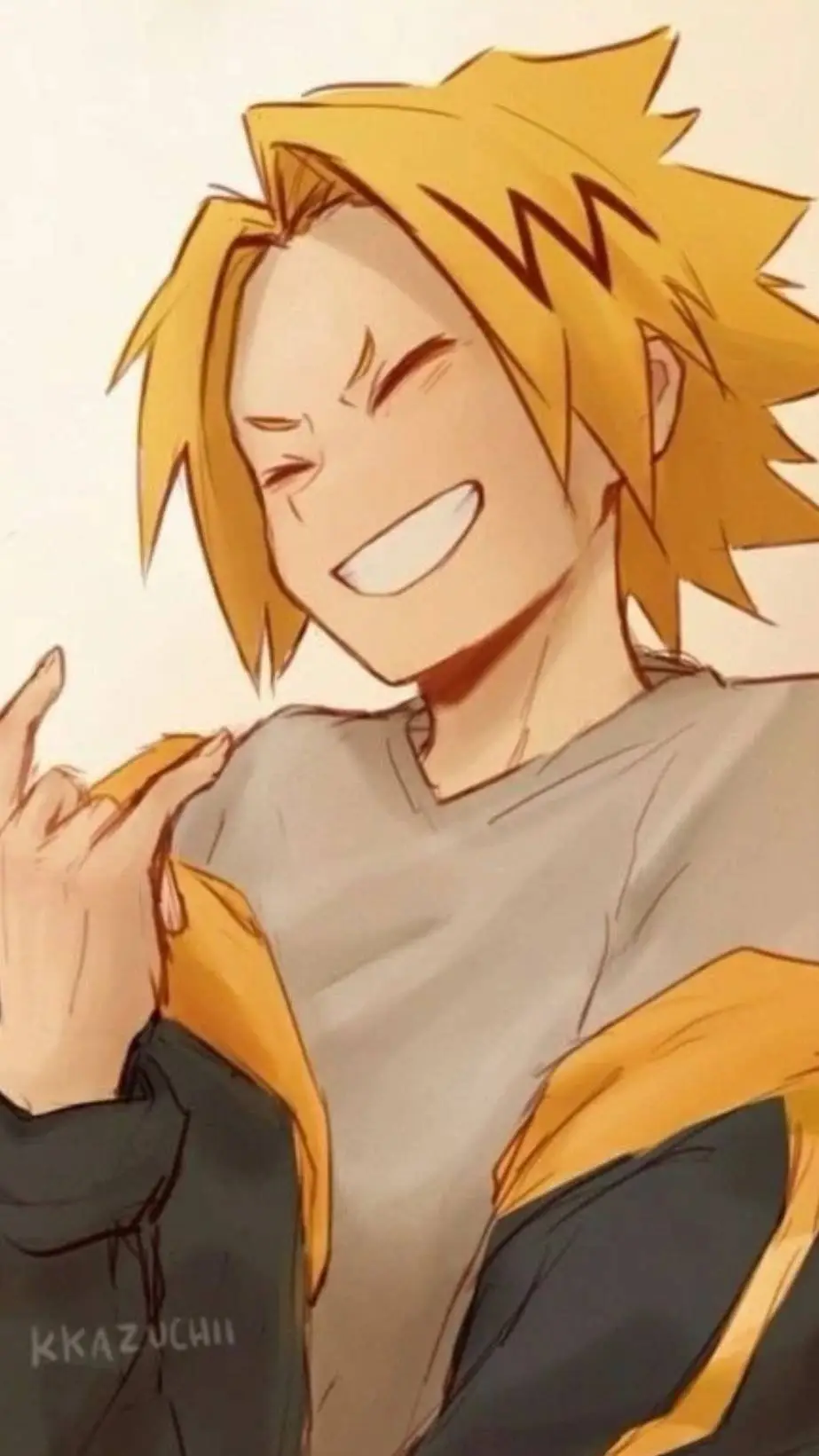 ai character: Denki💛💛💛 background
