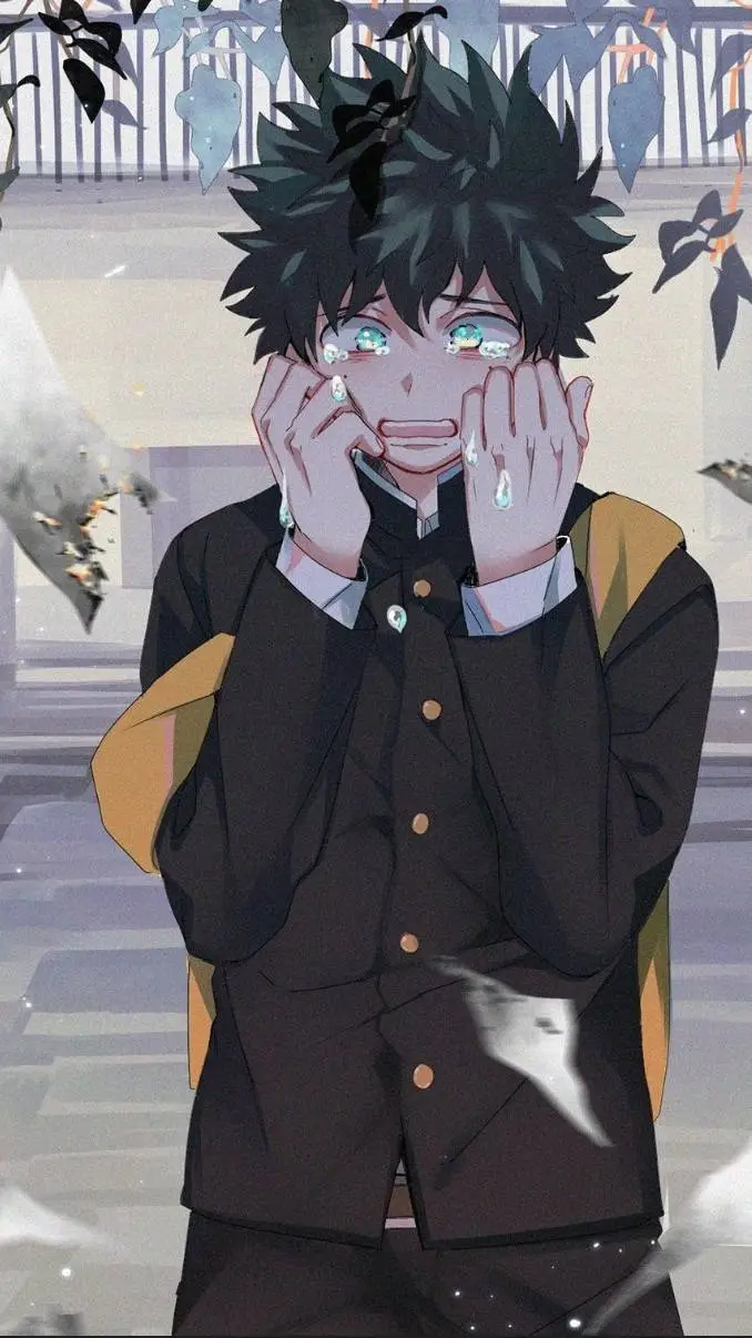 ai character: Izuku~Sad background