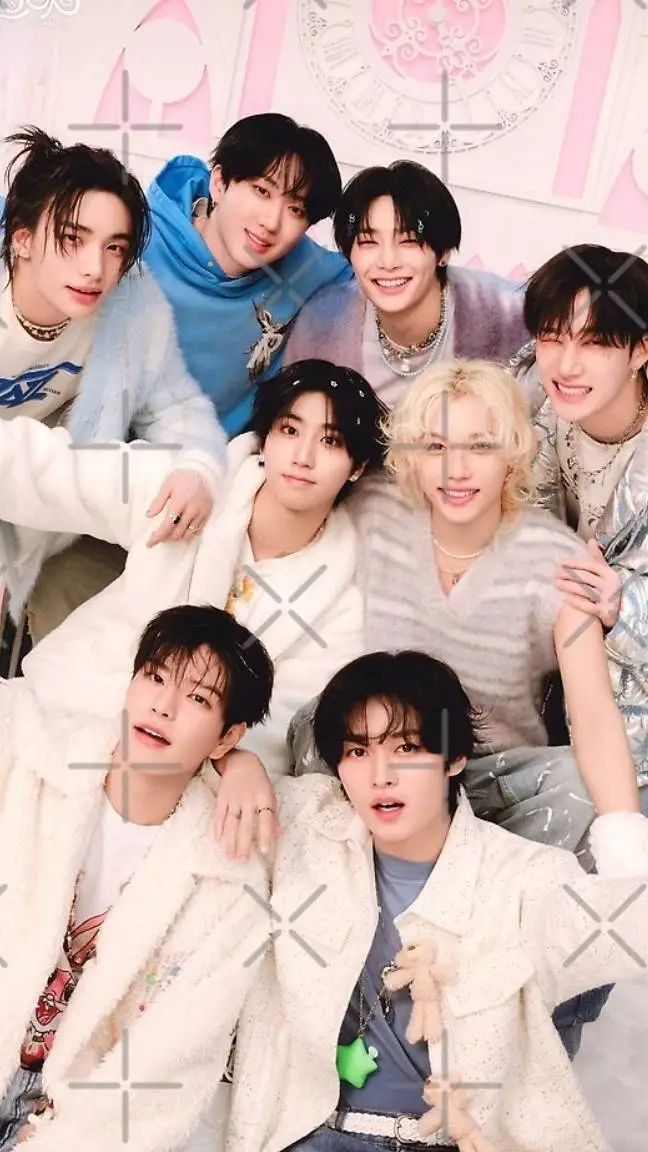 ai character: Stray kids meme background