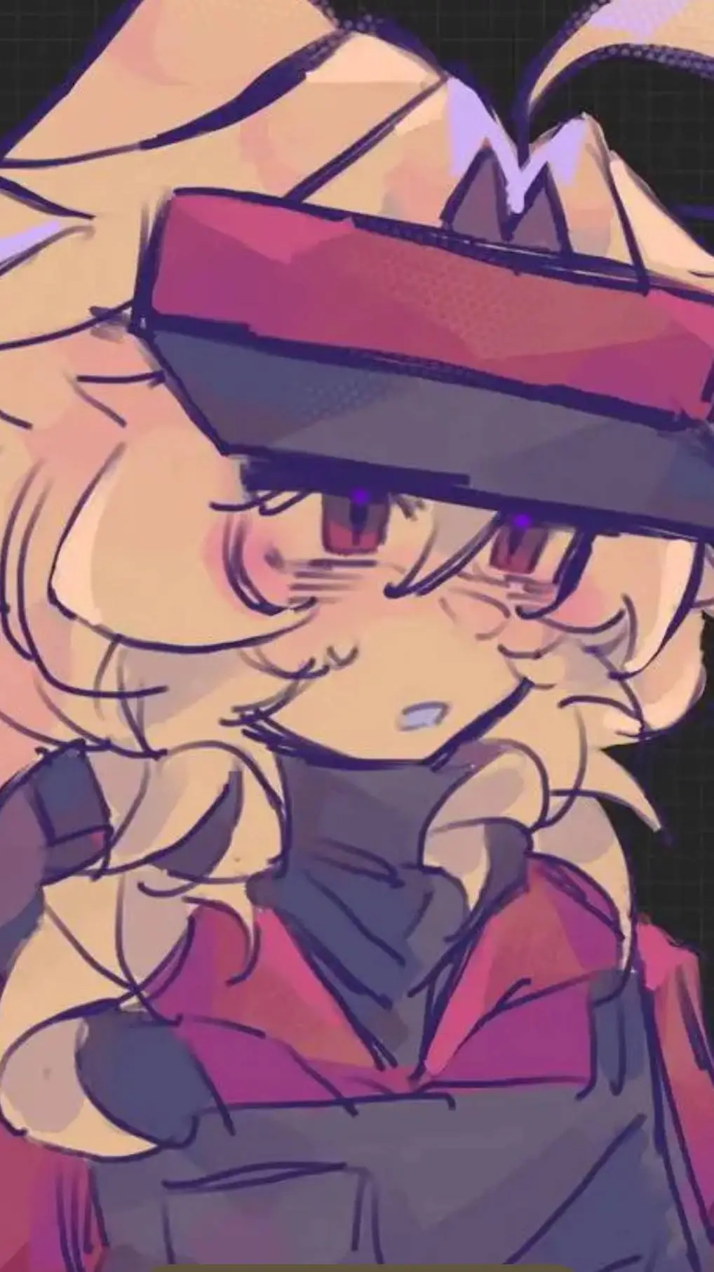 ai character: fem Elliot! background