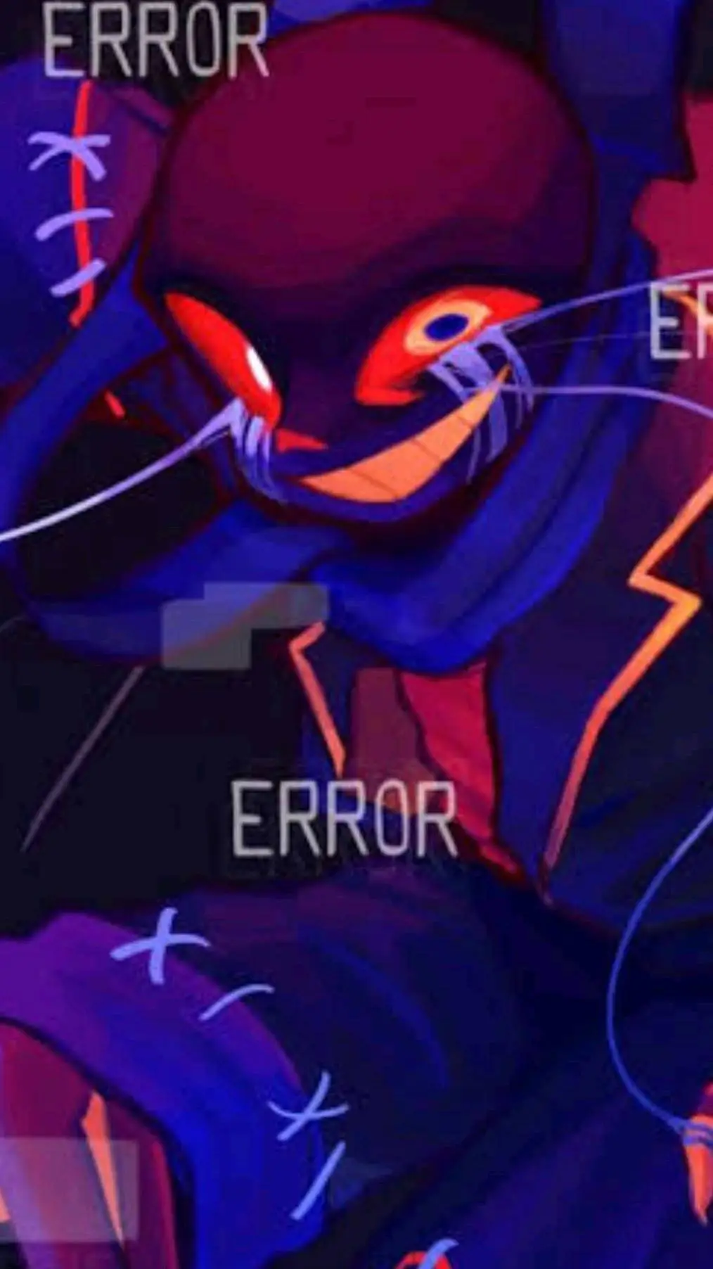 ai character: error!sans background