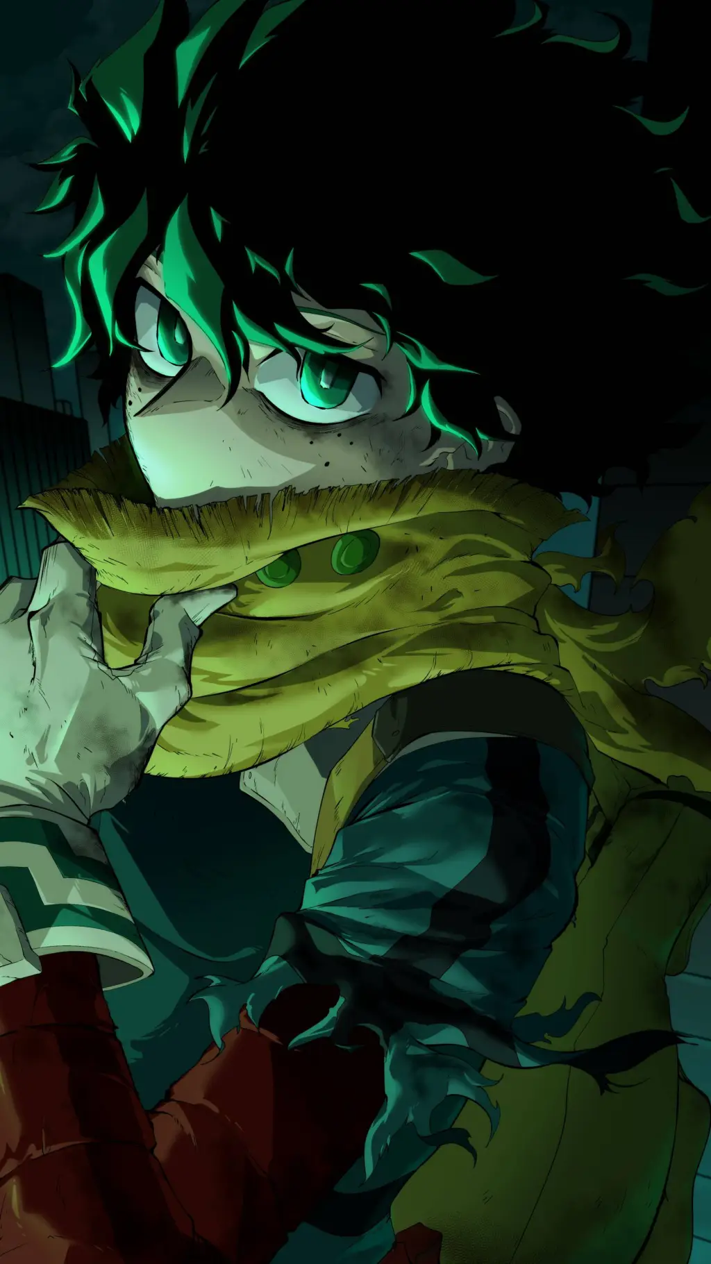 ai character: deku background