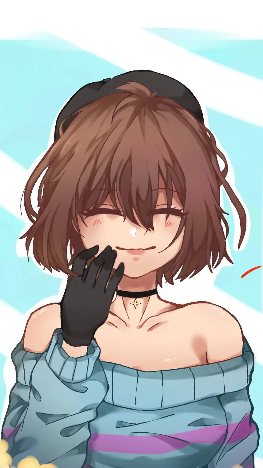 ai character: daux!frisk background