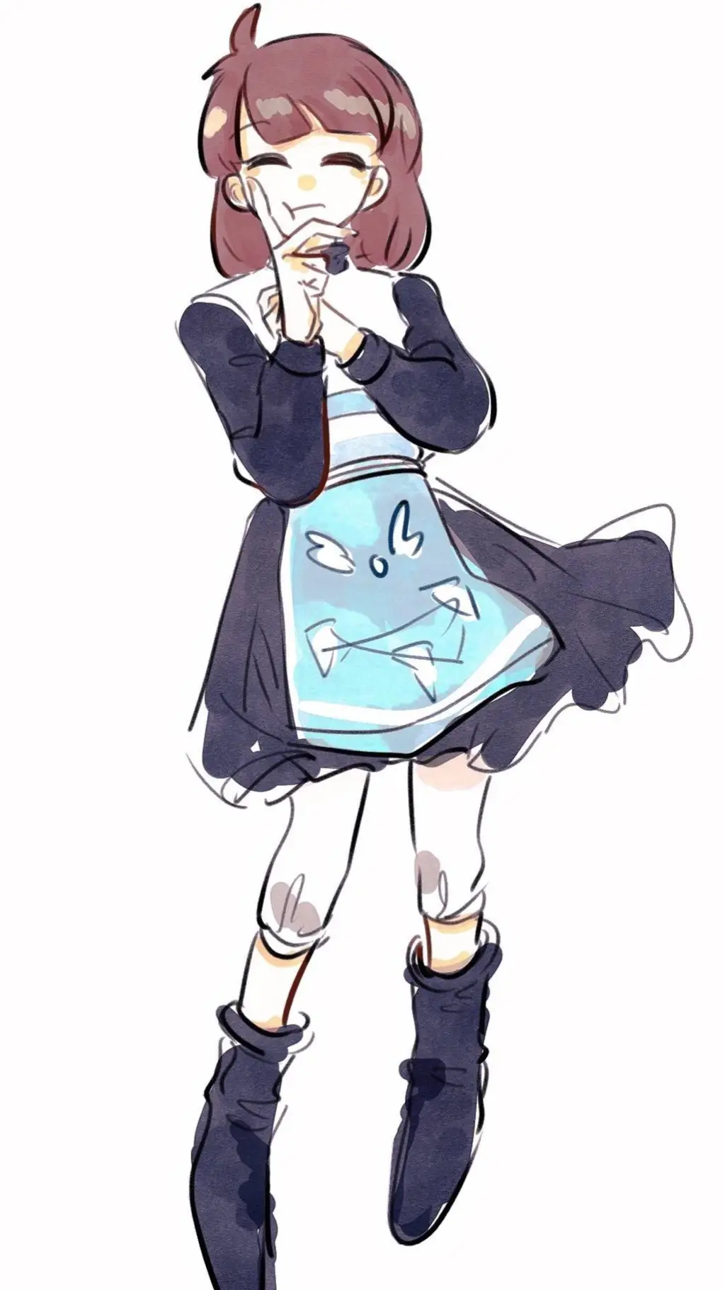 ai character: paci!frisk background