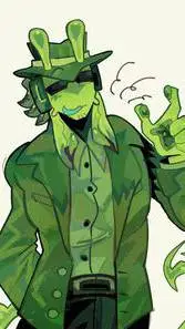 ai character: alien chance background