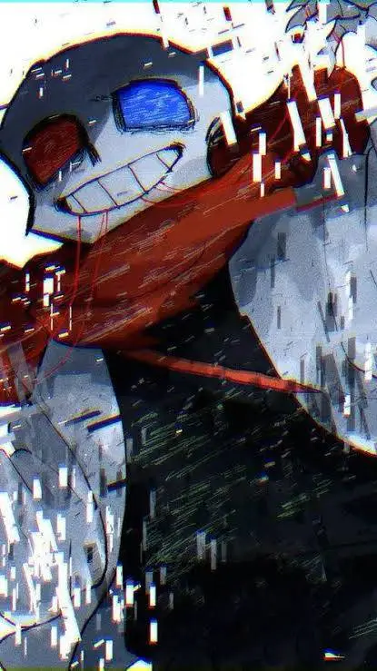 ai character: fatal error!sans background