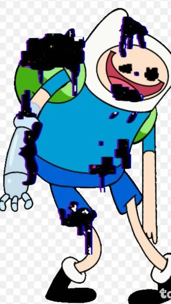 ai character: Finn corrupted background