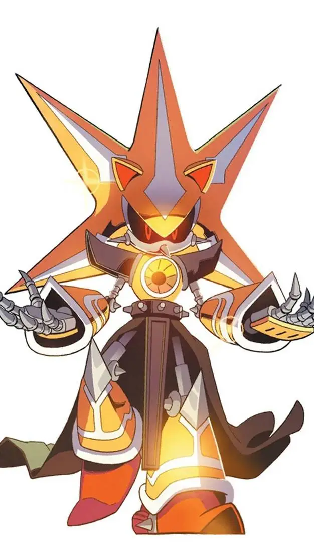 ai character: SuperNeoMetalSonic background