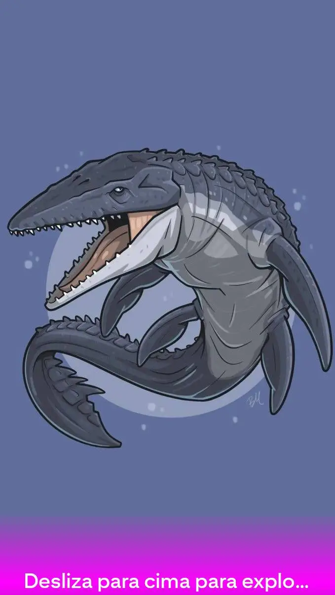 ai character: mosassauro background