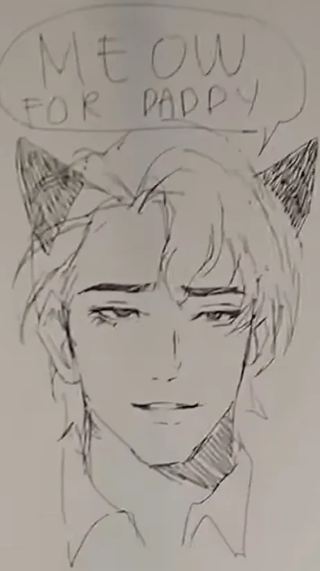 ai character: Jjk but tv girl? background