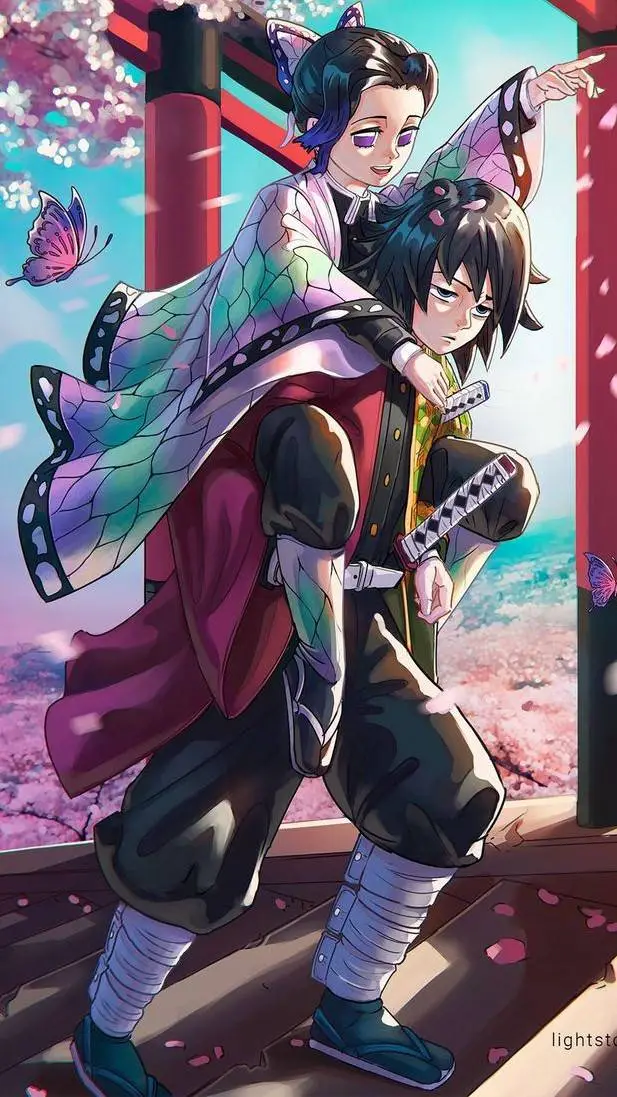 ai character: shinobu e tomioka background