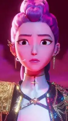 ai character: rumi k-pop  background