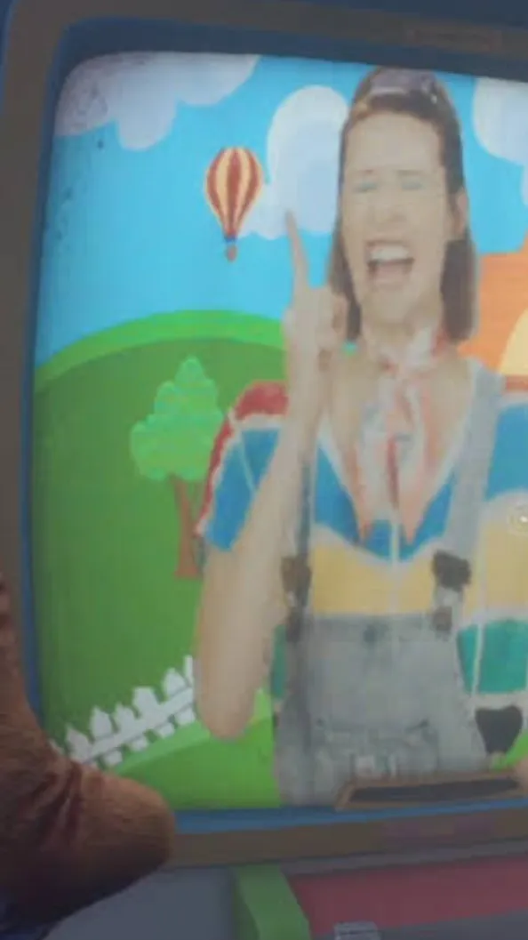 ai character: Huggy buggy background