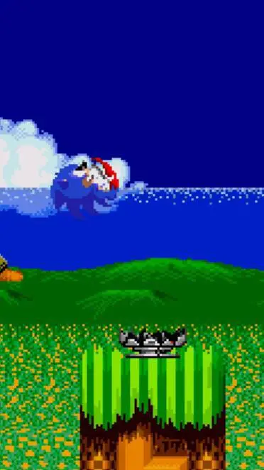 ai character: Shin Sonic  background