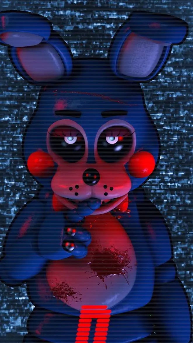 ai character: ★🐰🫐toy bonnie🐰🫐★ background