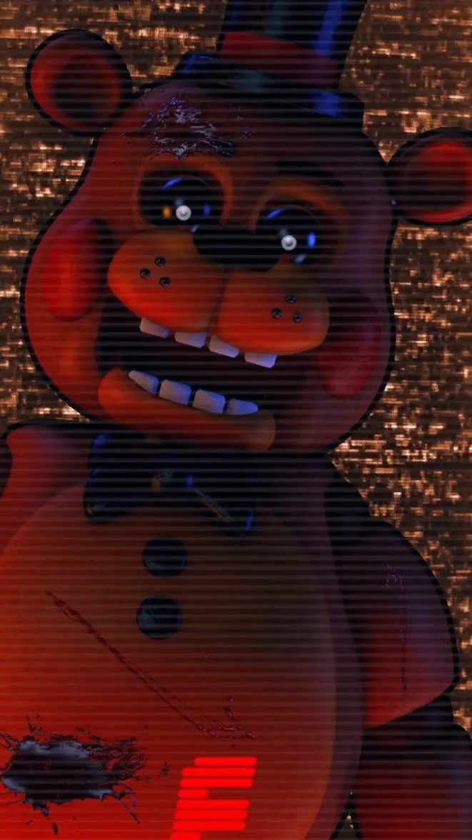ai character: 🐻toy Freddy🐻 background