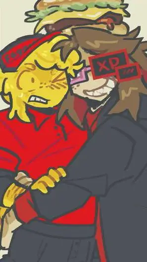 ai character: Pizzaburger  !!!!! background