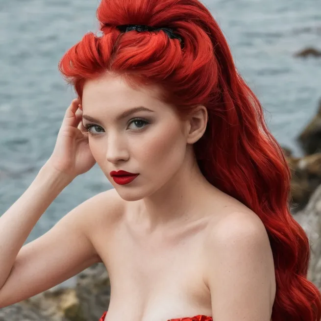chat with ai character: Red Mermaid 